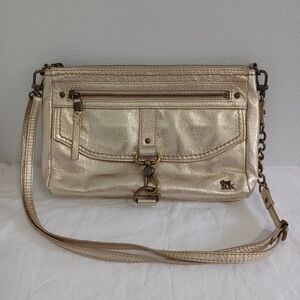 The Sak crossbody bag gold leather